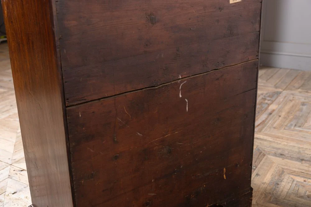 Vintage Mahogany George III Secretaire Chest - Image 18