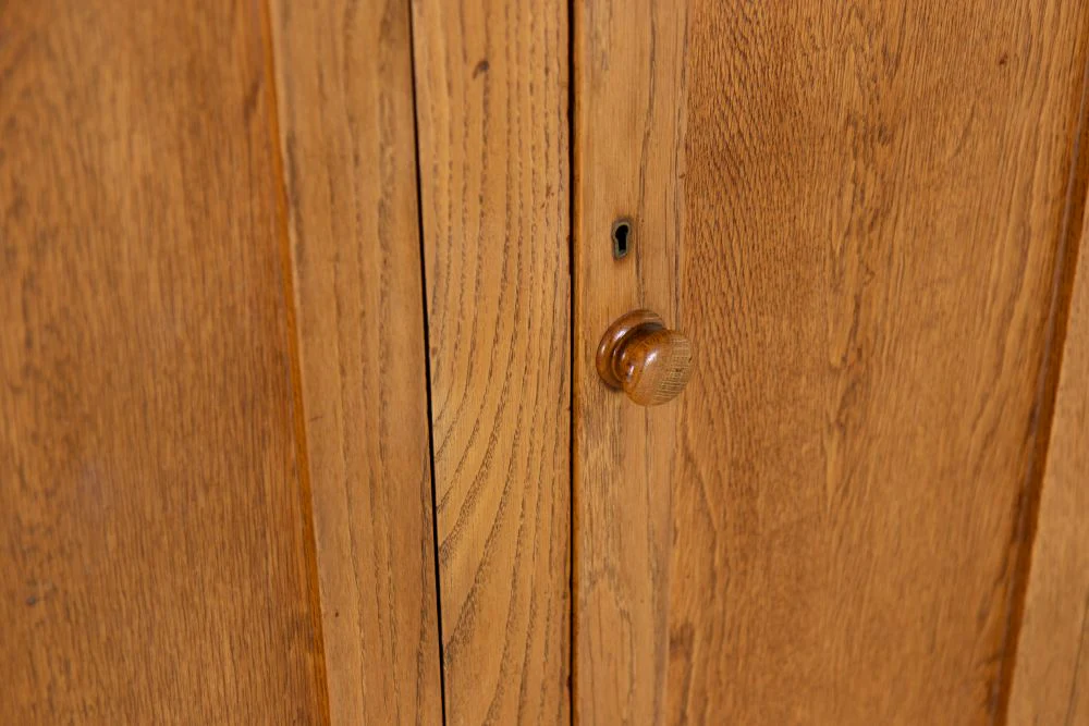 Mann Egerton &amp; Co Oak Office Cupboard - Image 3