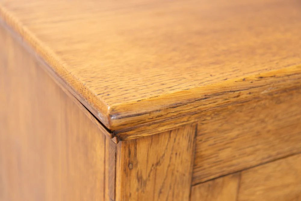 Mann Egerton &amp; Co Oak Office Cupboard - Image 4