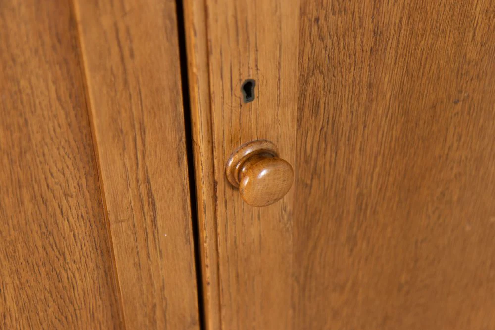 Mann Egerton &amp; Co Oak Office Cupboard - Image 9