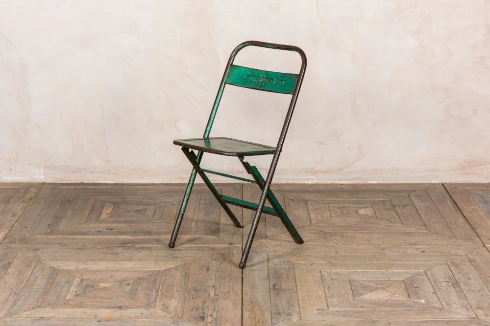 Vintage Metal Folding Chairs - Image 2