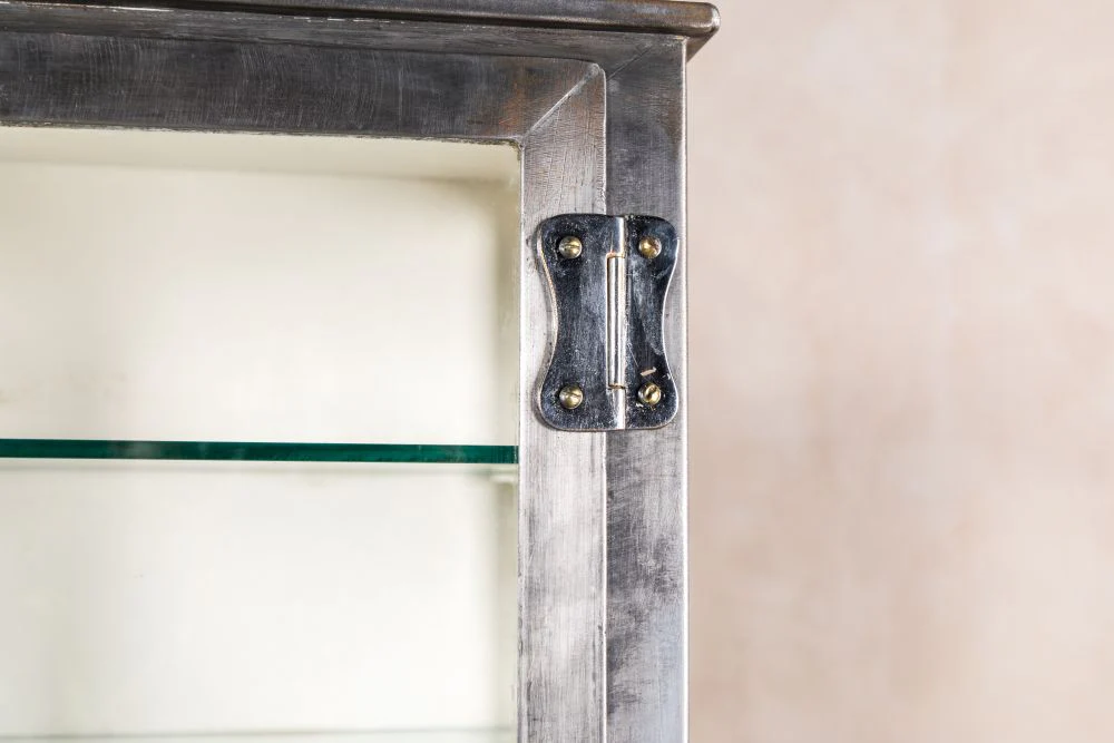 Vintage Metal Medical Cabinet - Image 6