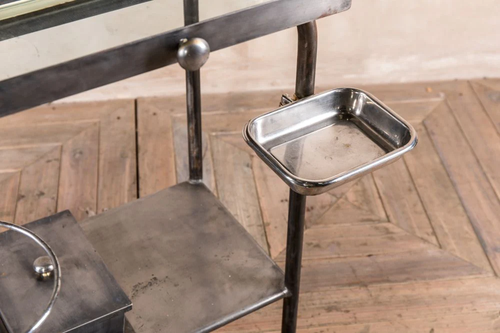 Vintage Metal Medical Cabinet - Image 7