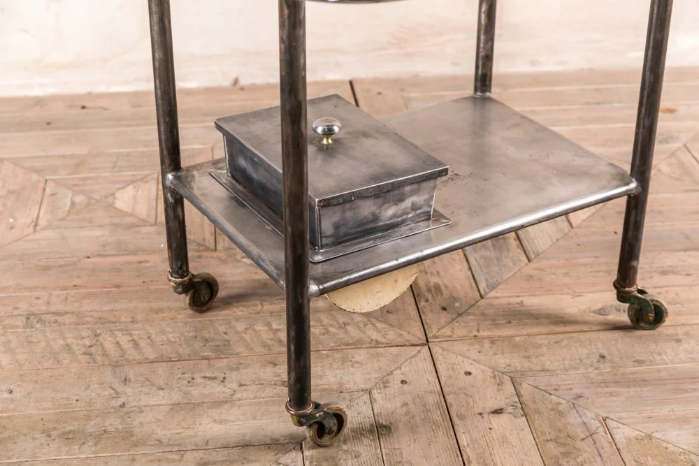 Vintage Metal Medical Cabinet - Image 8