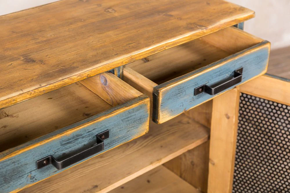 Vintage Painted Cupboard - Image 5