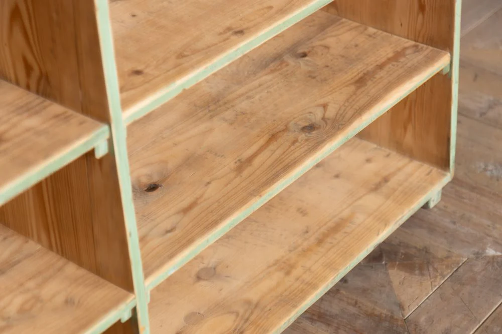 Large Vintage Pine Bookcase - Image 6