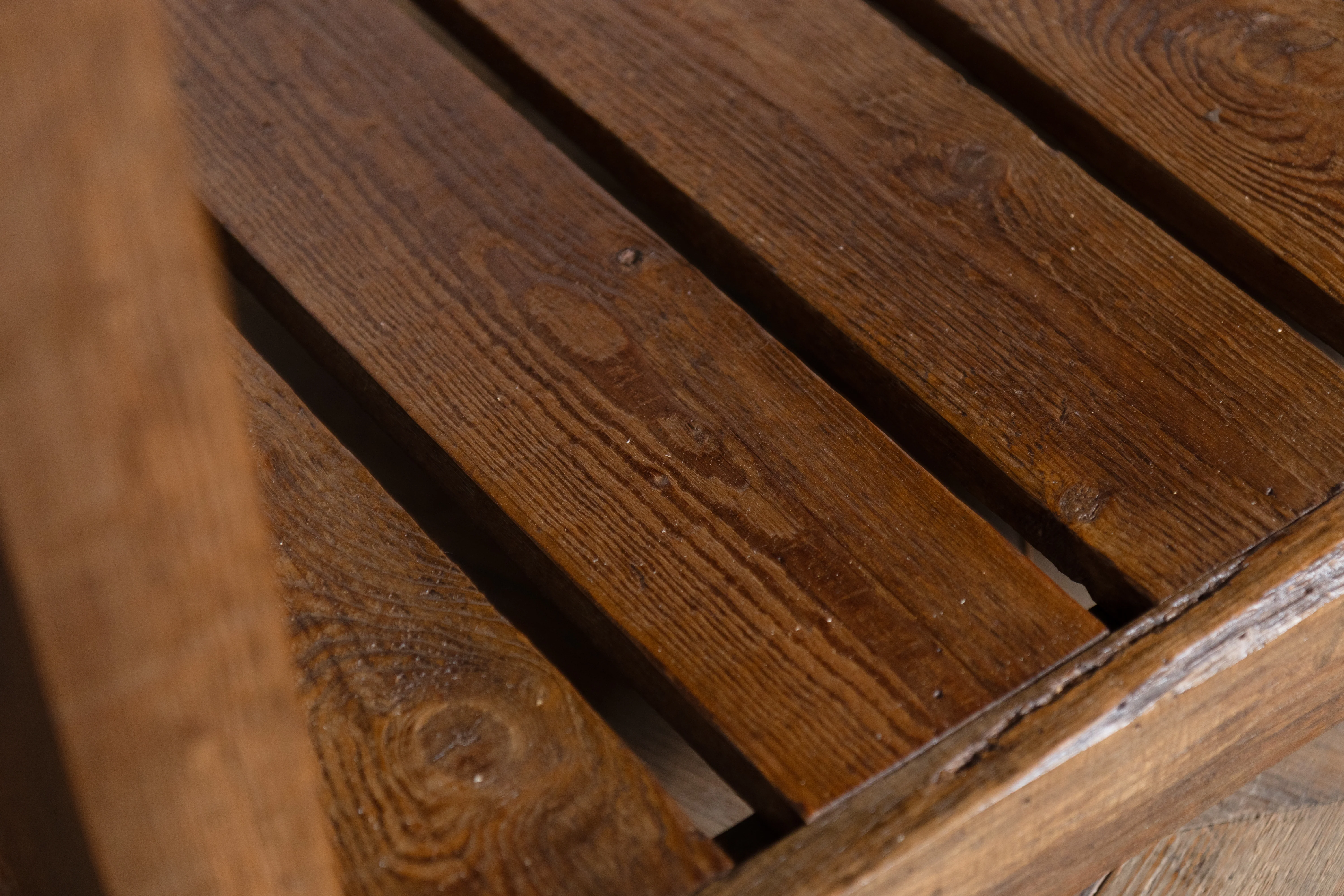 Vintage Pine Butcher’s Block Table - Image 10