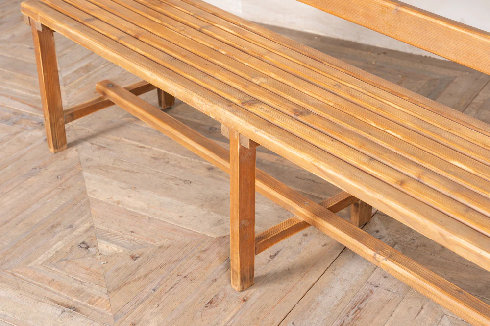Vintage Pine Benches - Image 13