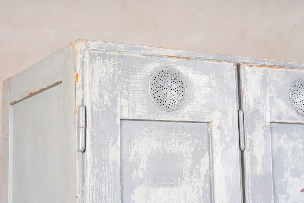 Vintage Pine Wardrobe Coat Cupboard - Image 4