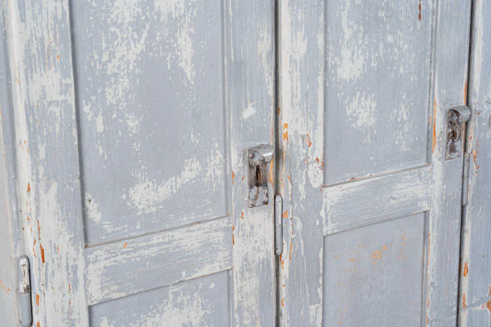 Vintage Pine Wardrobe Coat Cupboard - Image 6