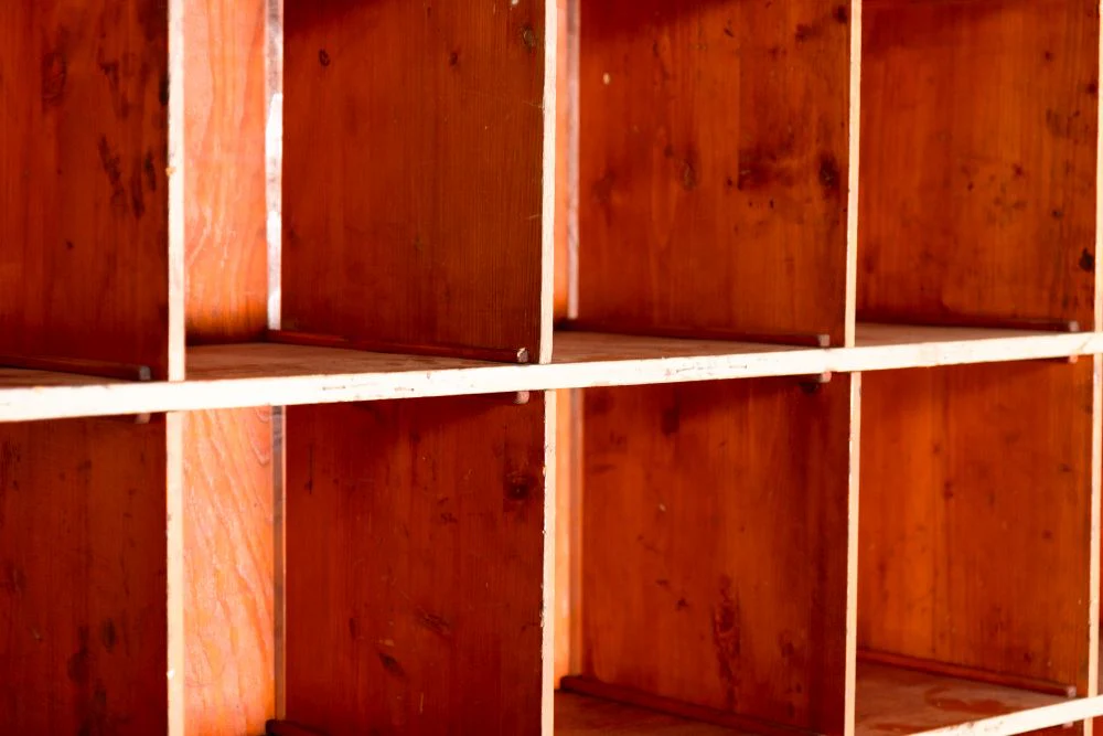 Vintage Pine Pigeon Hole Unit - Image 6