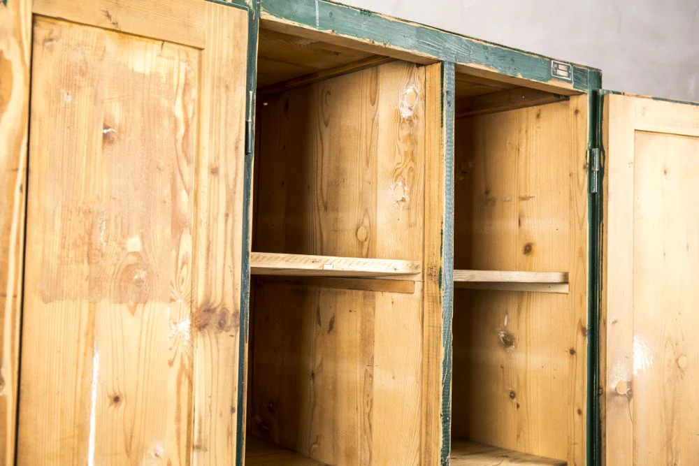 Vintage Pine Shoe Locker - Image 4