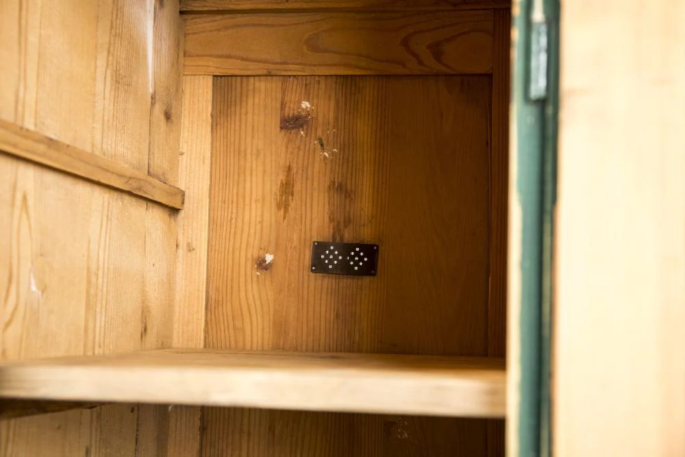 Vintage Pine Shoe Locker - Image 5