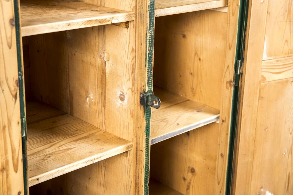 Vintage Pine Shoe Locker - Image 9