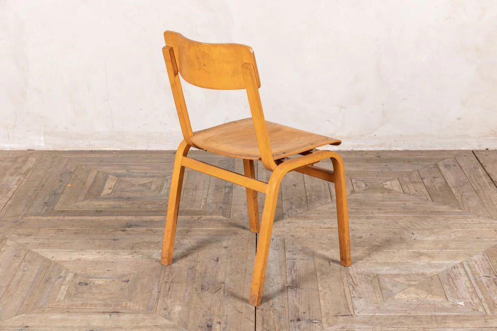 Vintage Scandinavian Stacking Chairs - Image 3