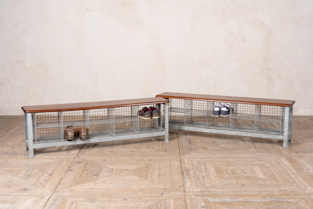 Vintage School Shoe Rack