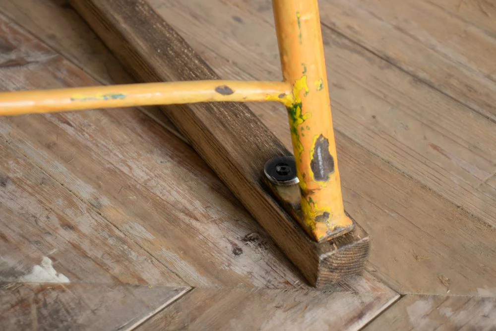 Vintage Slatted Bench - Image 9