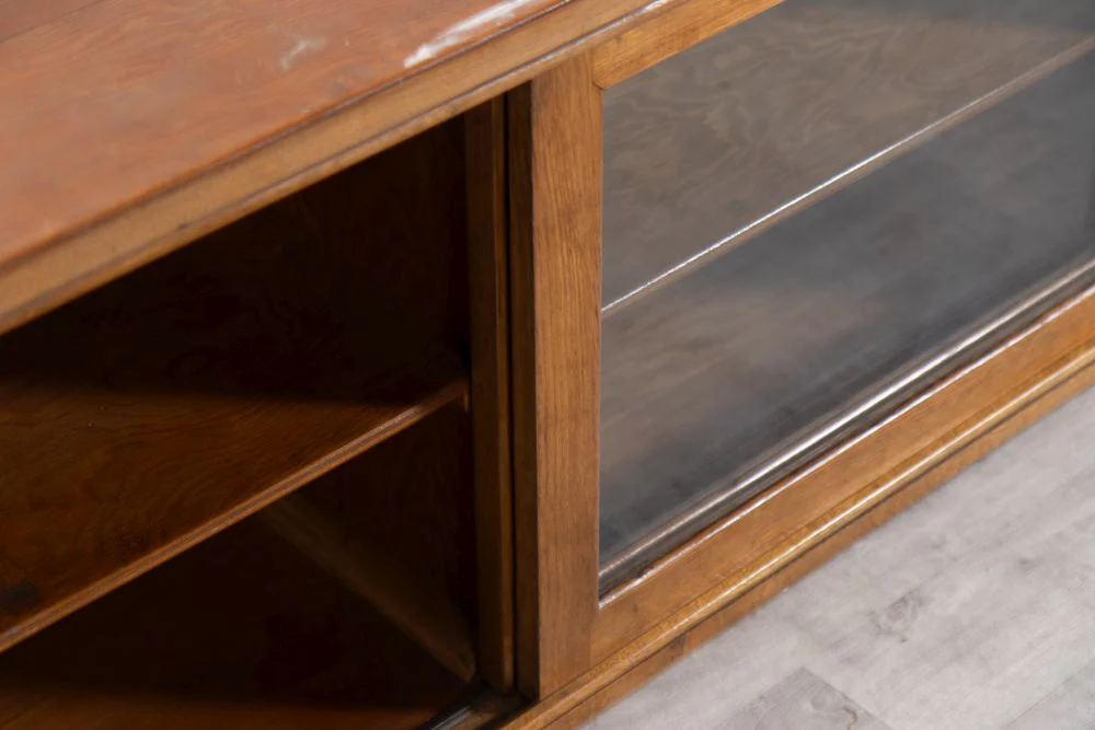 Vintage Sliding Door Haberdashery Unit - Image 4