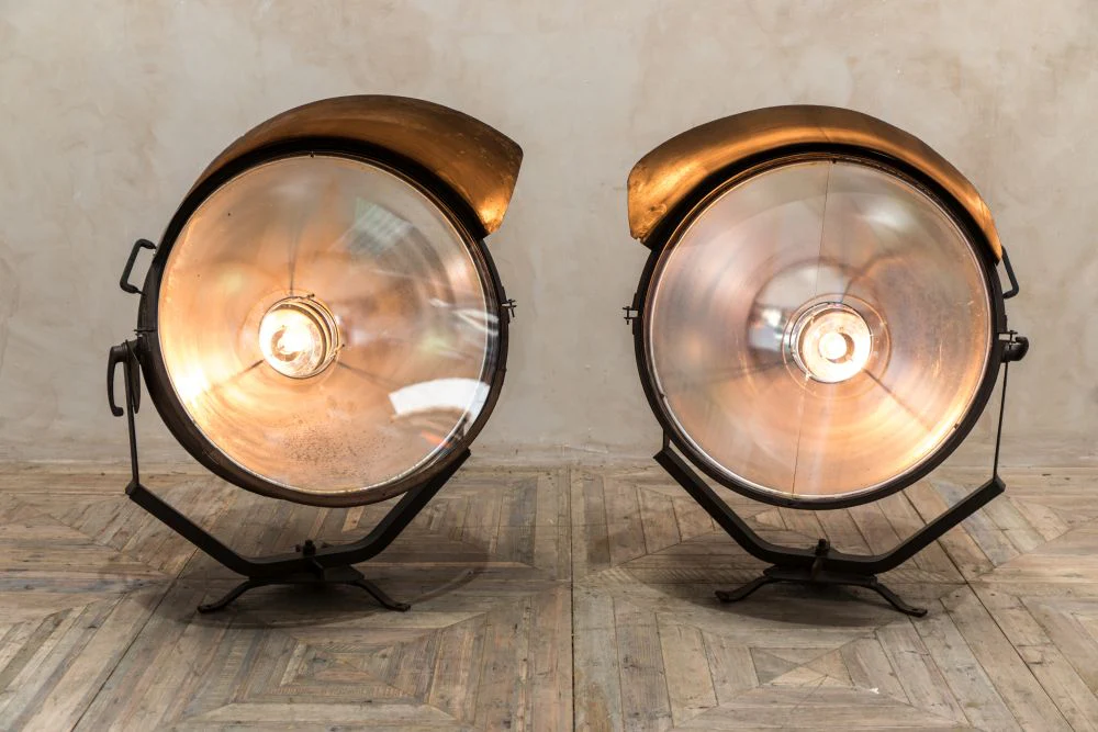 Pair of Vintage Spotlights