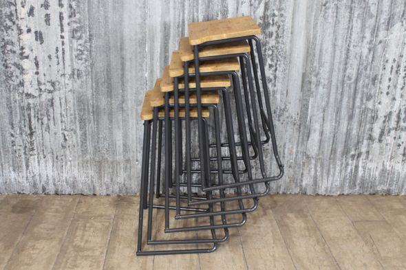 Brixton Vintage Style Lab Stool - Image 4