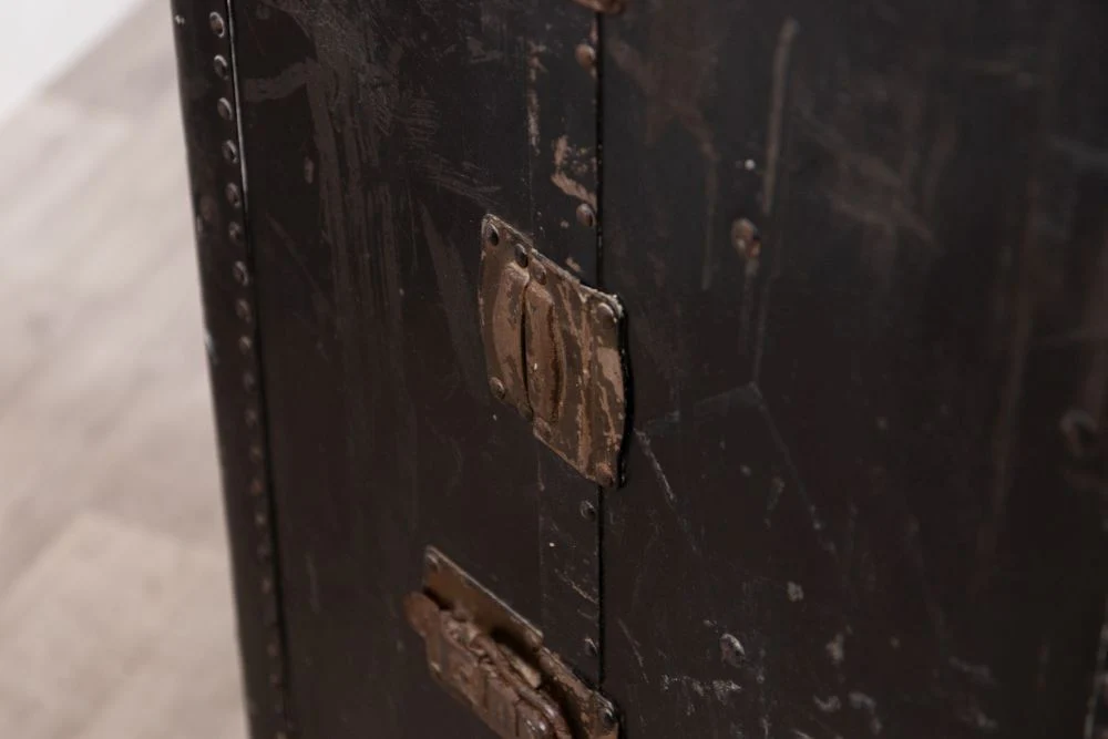 Antique Wardrobe Steamers Trunk - Image 17