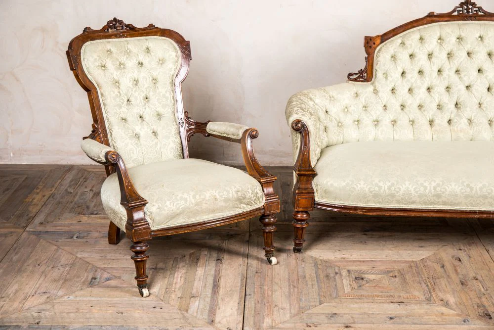 Victorian 3 Piece Suite - Image 4