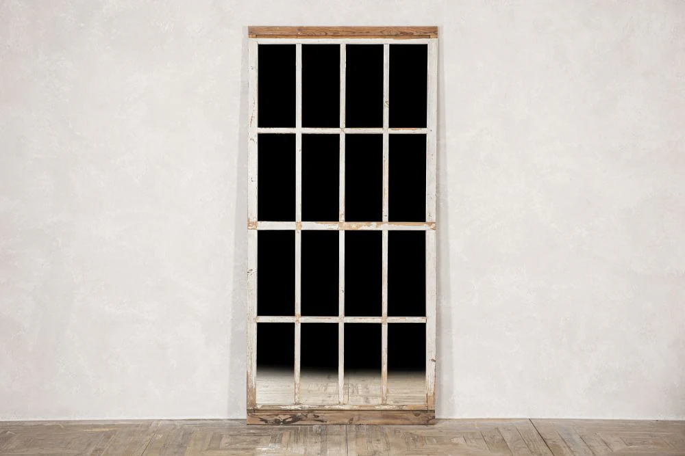 Vintage Window Frame Mirror