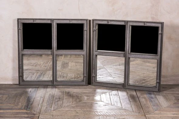 Reclaimed Vintage Window Frames with Mirrored Panes