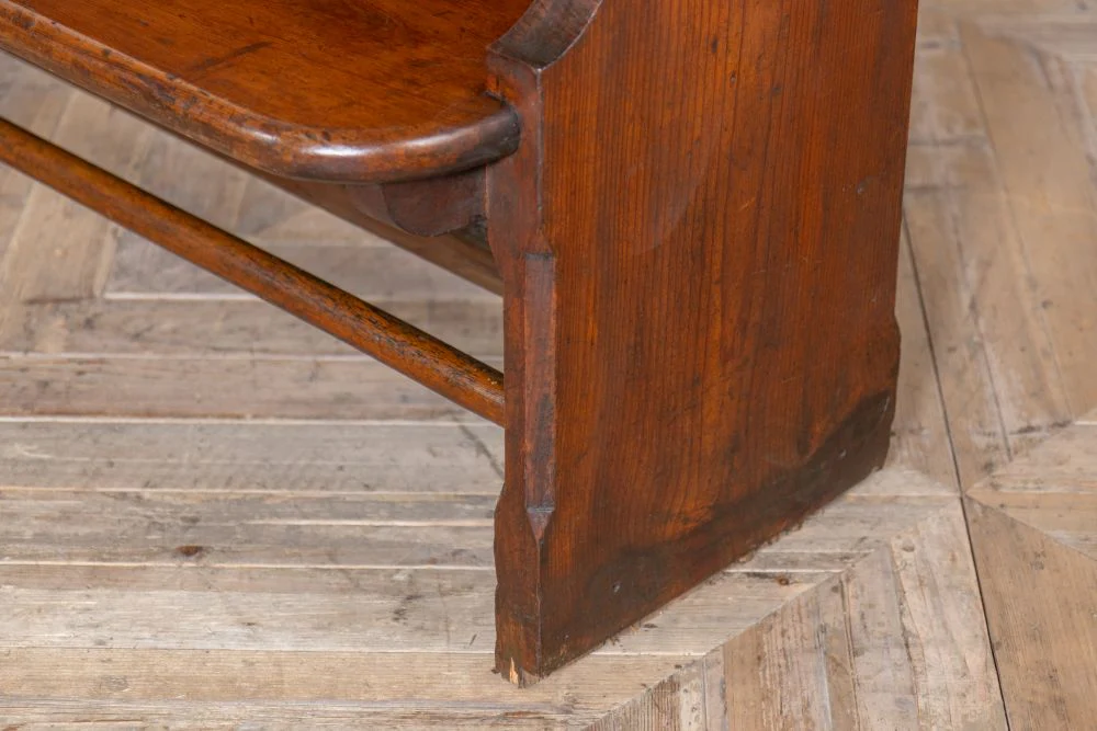 Vintage Wooden Church Pews - Image 12