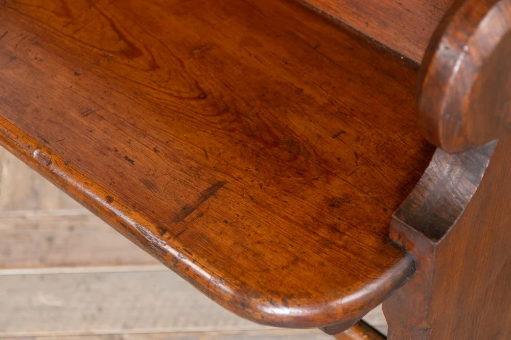 Vintage Wooden Church Pews - Image 8