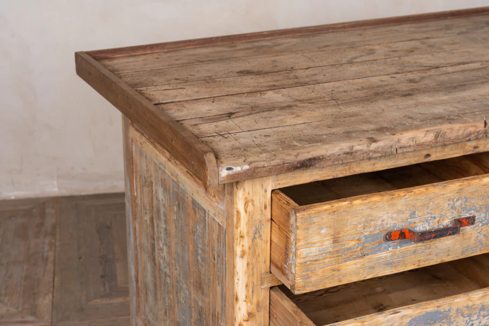 Vintage Wooden Cupboard - Image 8