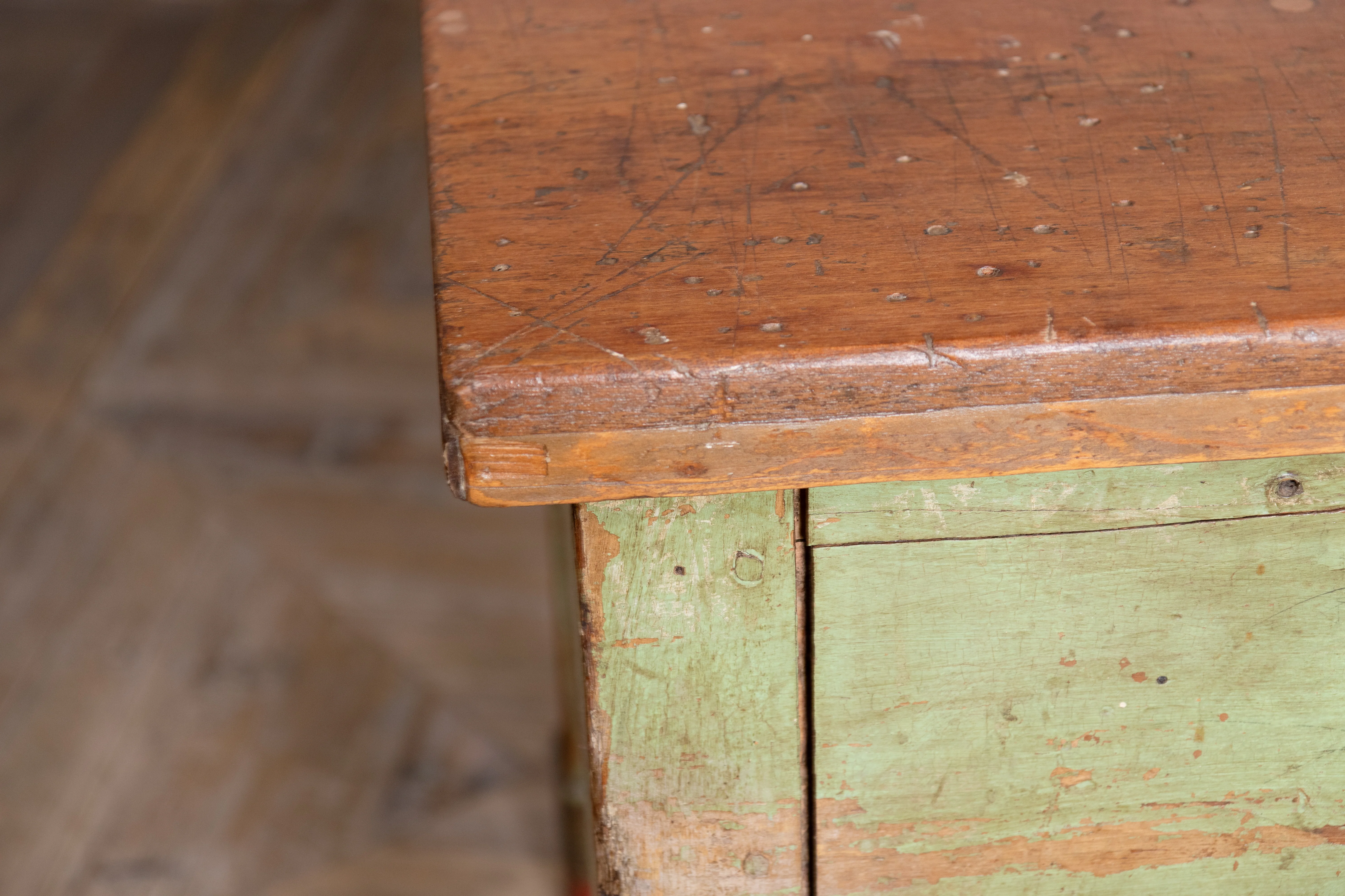 Vintage Workbench Kitchen Table - Image 3