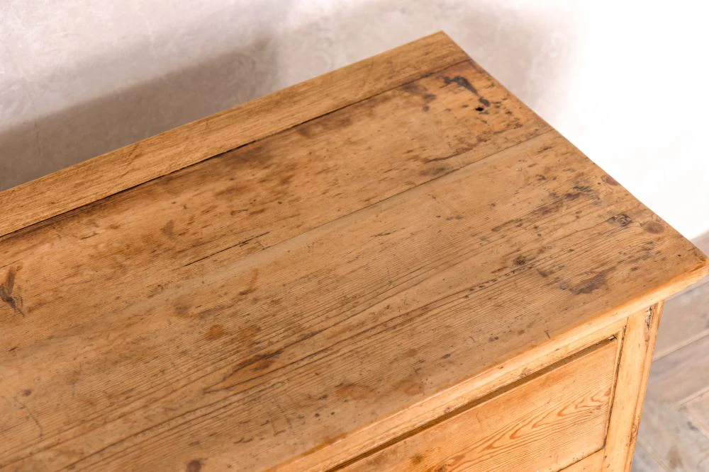 Vintage Victorian Yellow Pine Kitchen Sideboard - Image 10