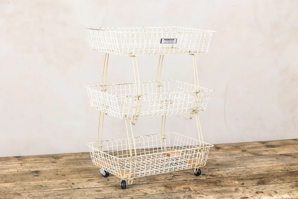 Vintage 1950s Vegetable Rack / Desk Tidy - Image 2