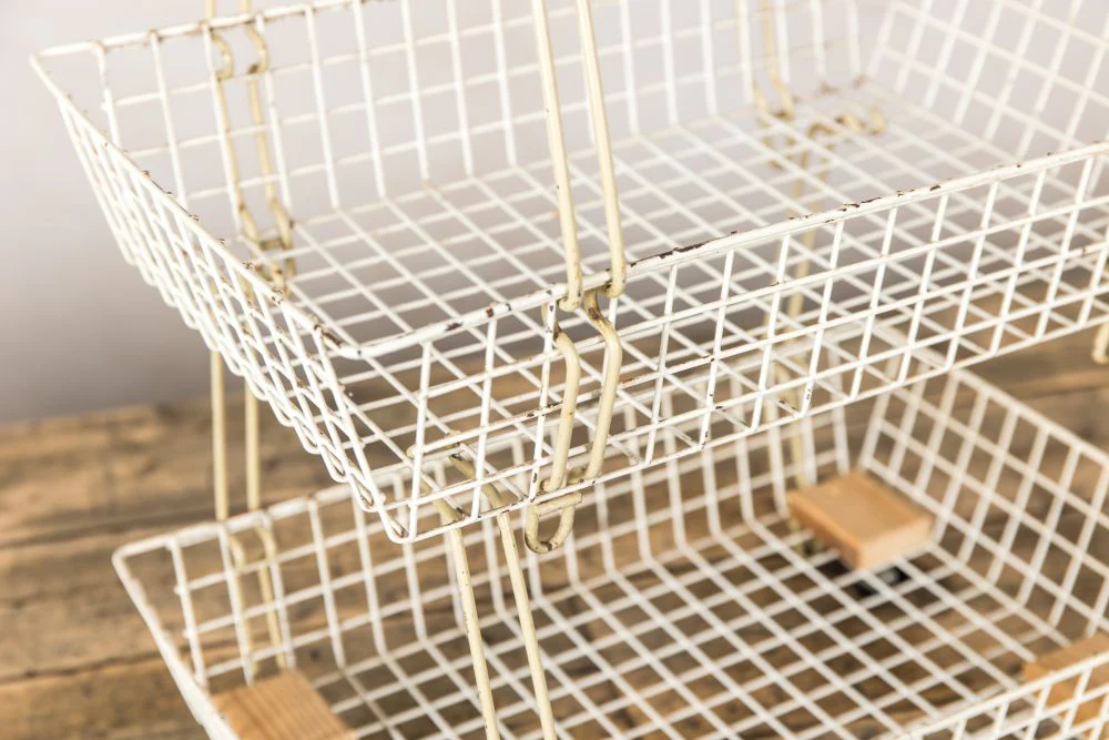 Vintage 1950s Vegetable Rack / Desk Tidy - Image 3