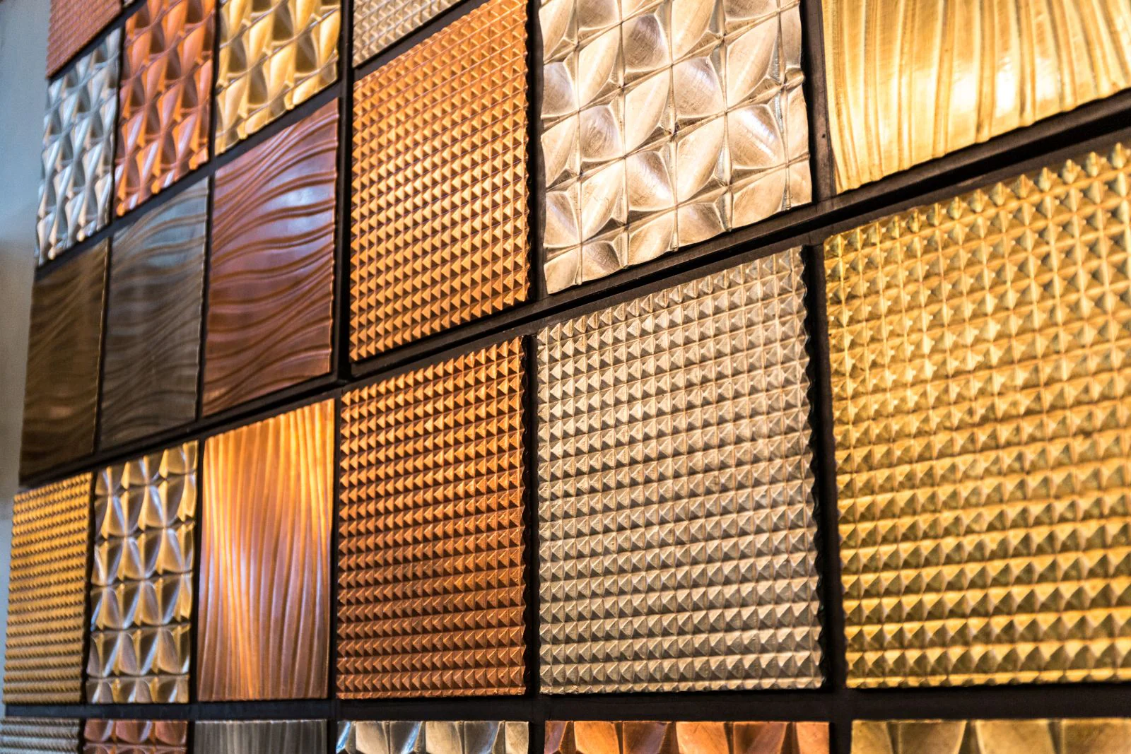 Copper, Brass & Zinc Wall Panelling - Image 2
