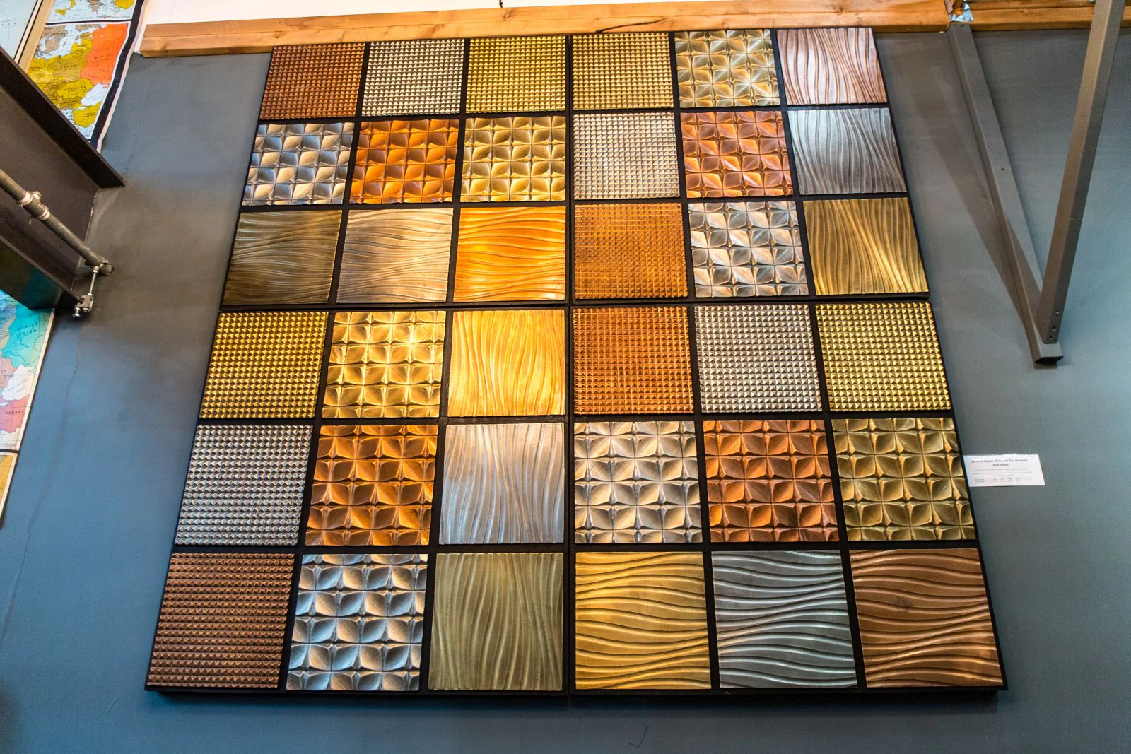 Copper, Brass & Zinc Wall Panelling - Image 5
