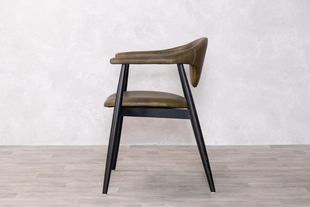 Washington Leather Dining Chair Range - Image 12