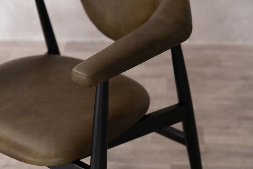 Washington Leather Dining Chair Range - Image 17