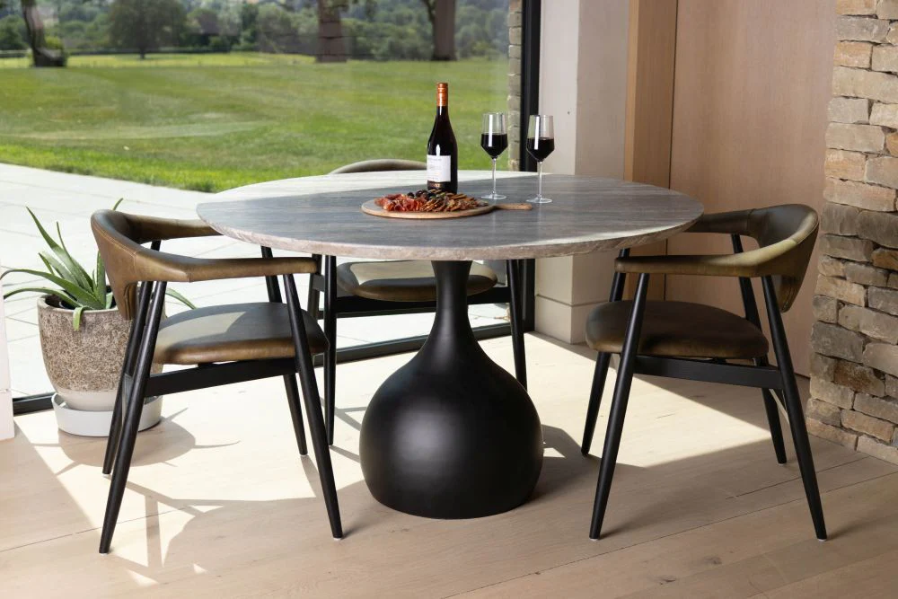 Washington Leather Dining Chair Range - Image 18