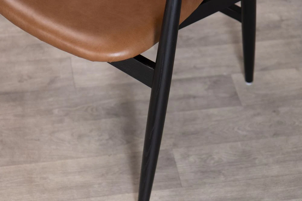 Washington Leather Dining Chair Range - Image 6