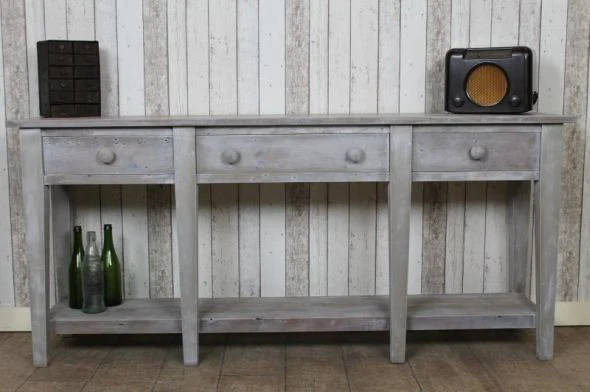 Naples Handmade Whitewash Sideboard