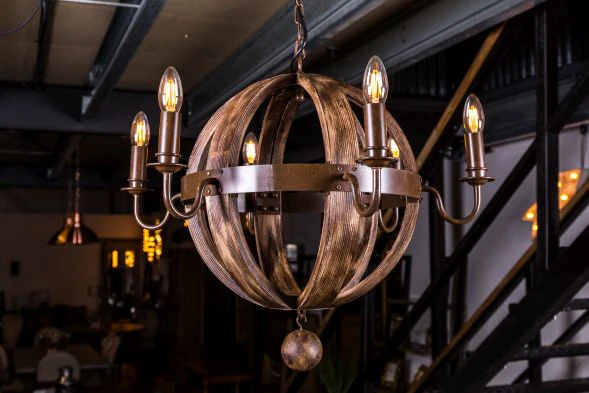 Ealing Wooden Ball Chandelier Range - Image 5