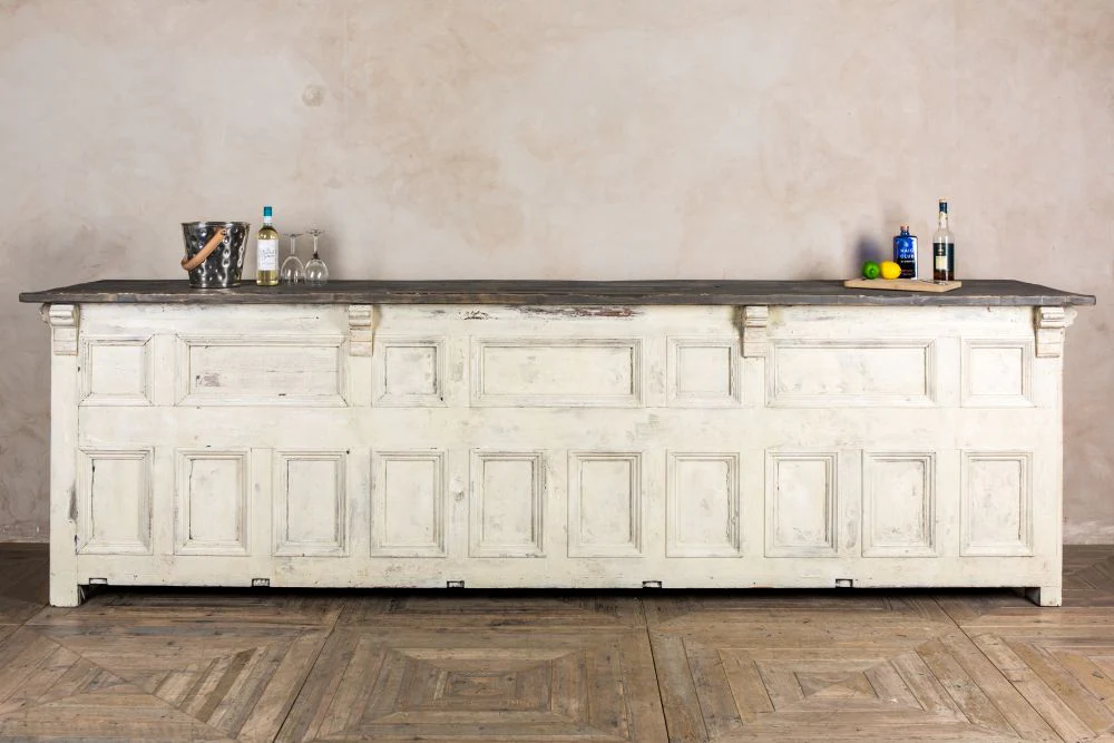 Panelled Wooden Bar - Image 2