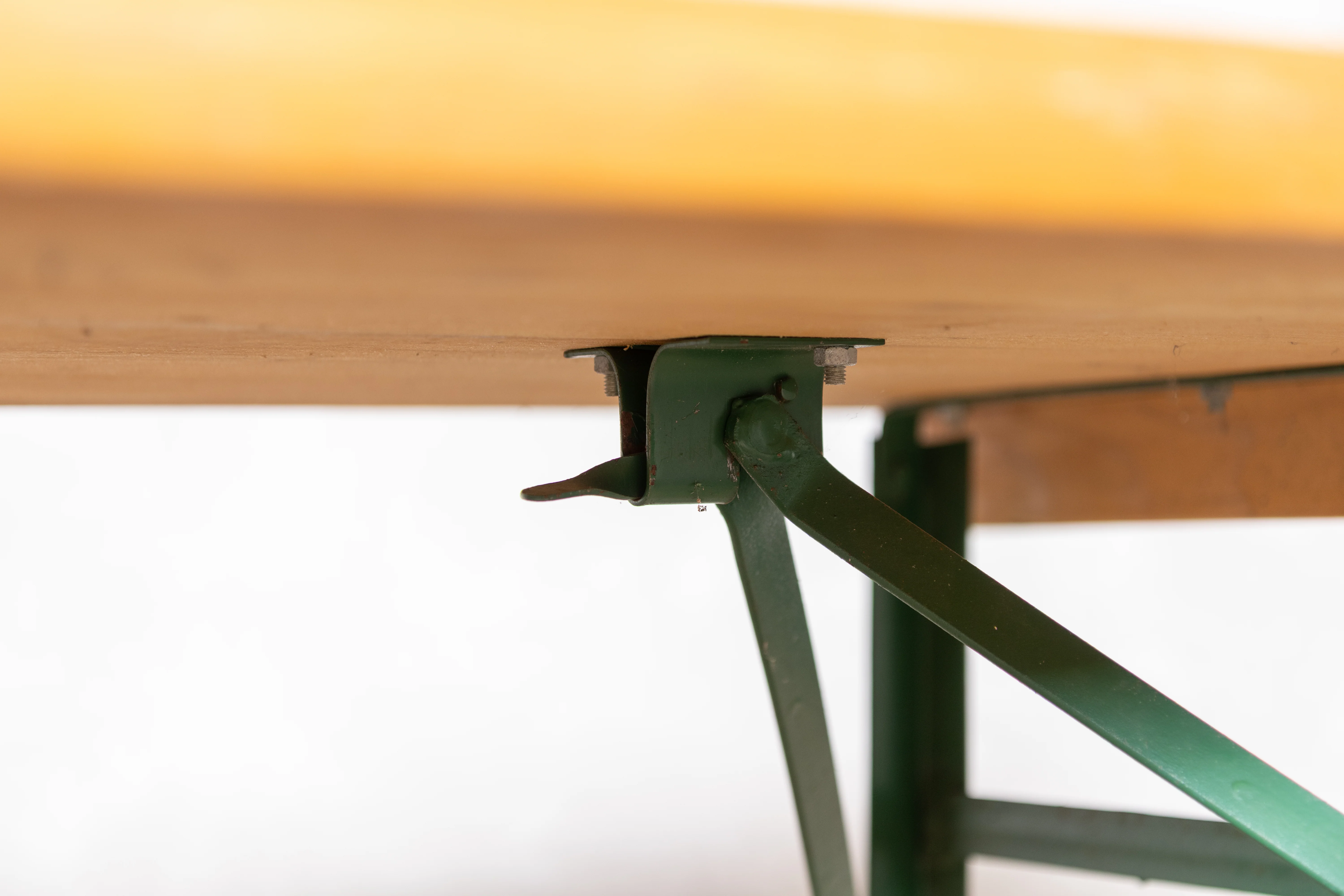 Solid Pine Folding Wooden Trestle Tables - Image 11