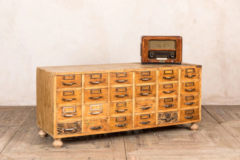 Wooden TV Stand with Drawers - Image 2