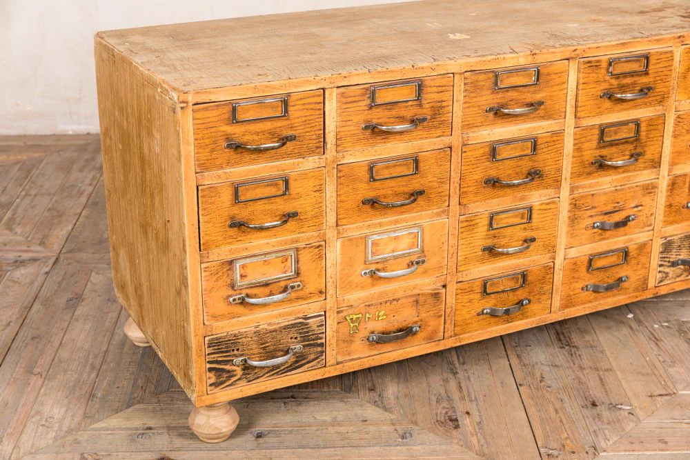 Wooden TV Stand with Drawers - Image 4