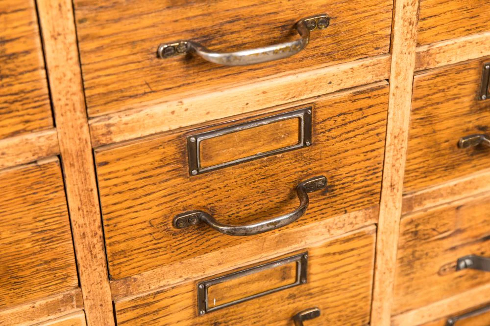 Wooden TV Stand with Drawers - Image 7