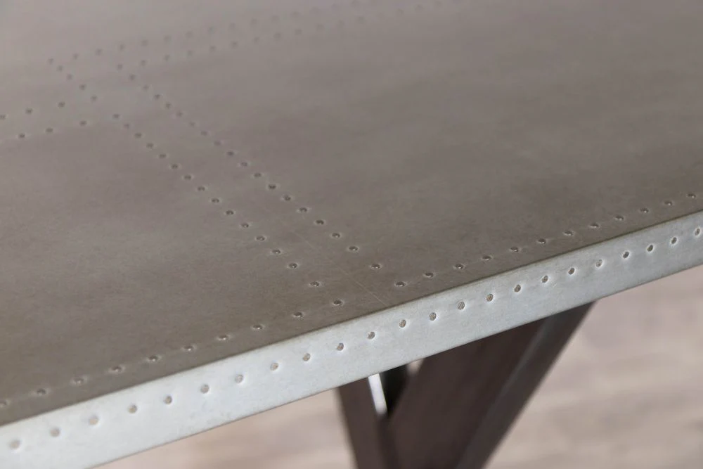 Zinc Top X-Frame Poseur Table Range - Image 6