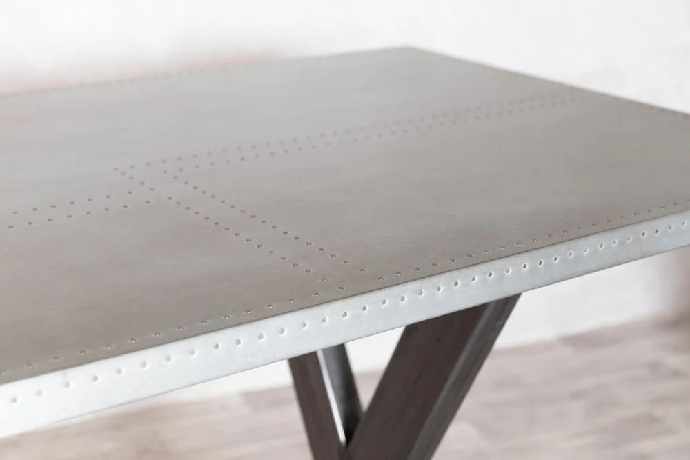Zinc Top X-Frame Poseur Table Range - Image 7